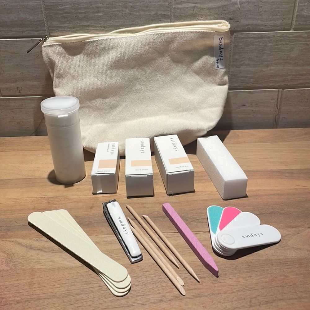 Dear Sundays Non-Toxic Nail Polish Gel Remover Manicure Set